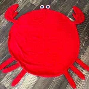 Pottery Barn Kids Crab Beach Towel. Perfect condition. Looks new, red